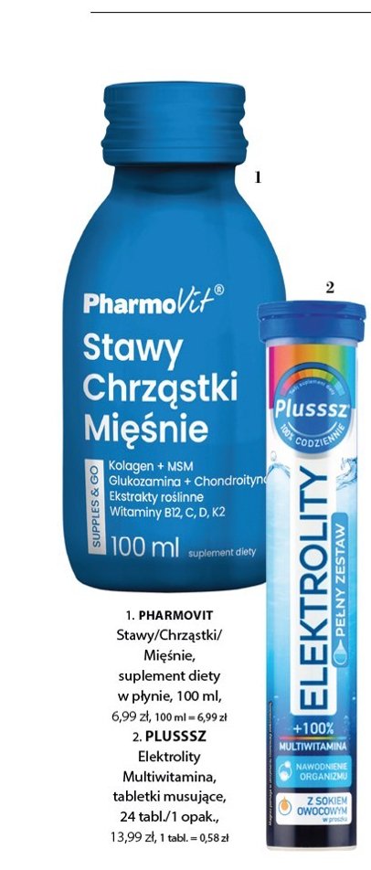 Suplement stawy chrząstki mięśnie Pharmovit promocja