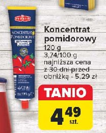 Koncentrat pomidorowy Podravka promocja