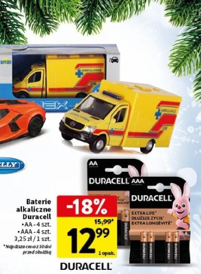 Baterie alkaliczne Duracell AA - 4 szt. promocja w Intermarche