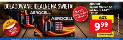 Baterie alkaliczne aa Aerocell promocja