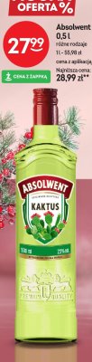 Wódka smakowa Absolwent Kaktus 0,5l promocja w Żabka