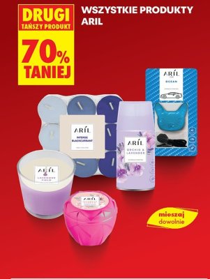 Wszystkie produkty Aril DRUGI -70% promocja w Biedronka