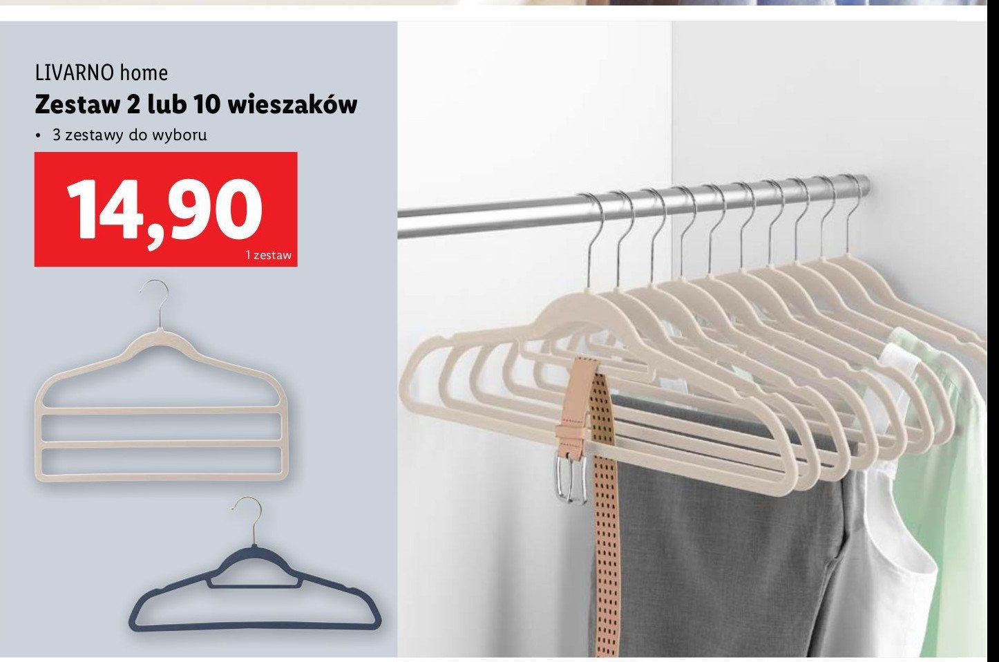 Wieszaki Livarno living promocja