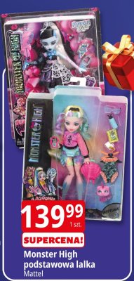 Lalka Monster High podstawowa lalka Mattel promocja w Leclerc