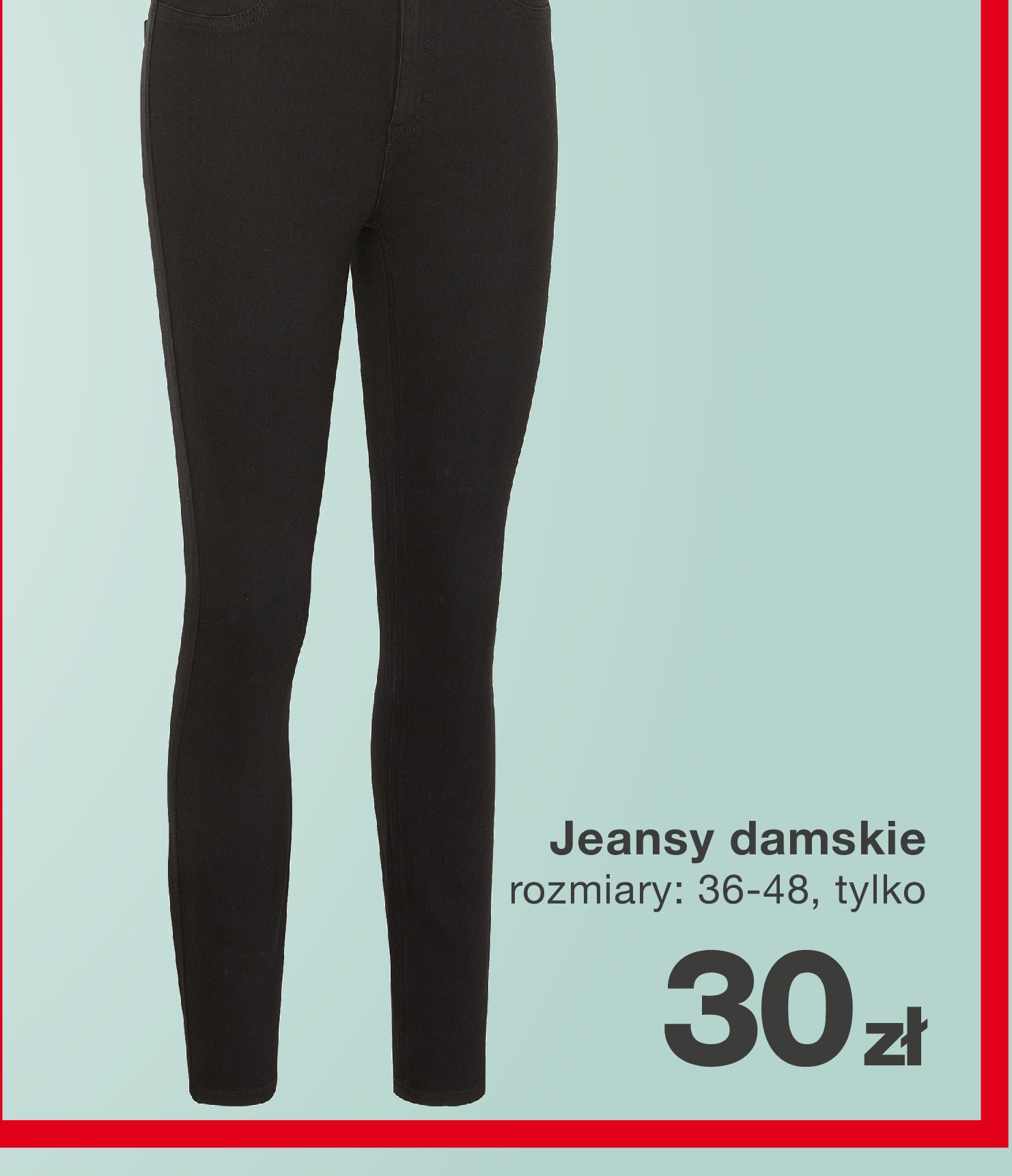 Jeansy damskie 36-48 promocja