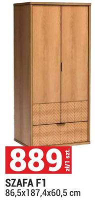Szafa F1 86,5x187,4x60,5 cm promocja w Merkury Market
