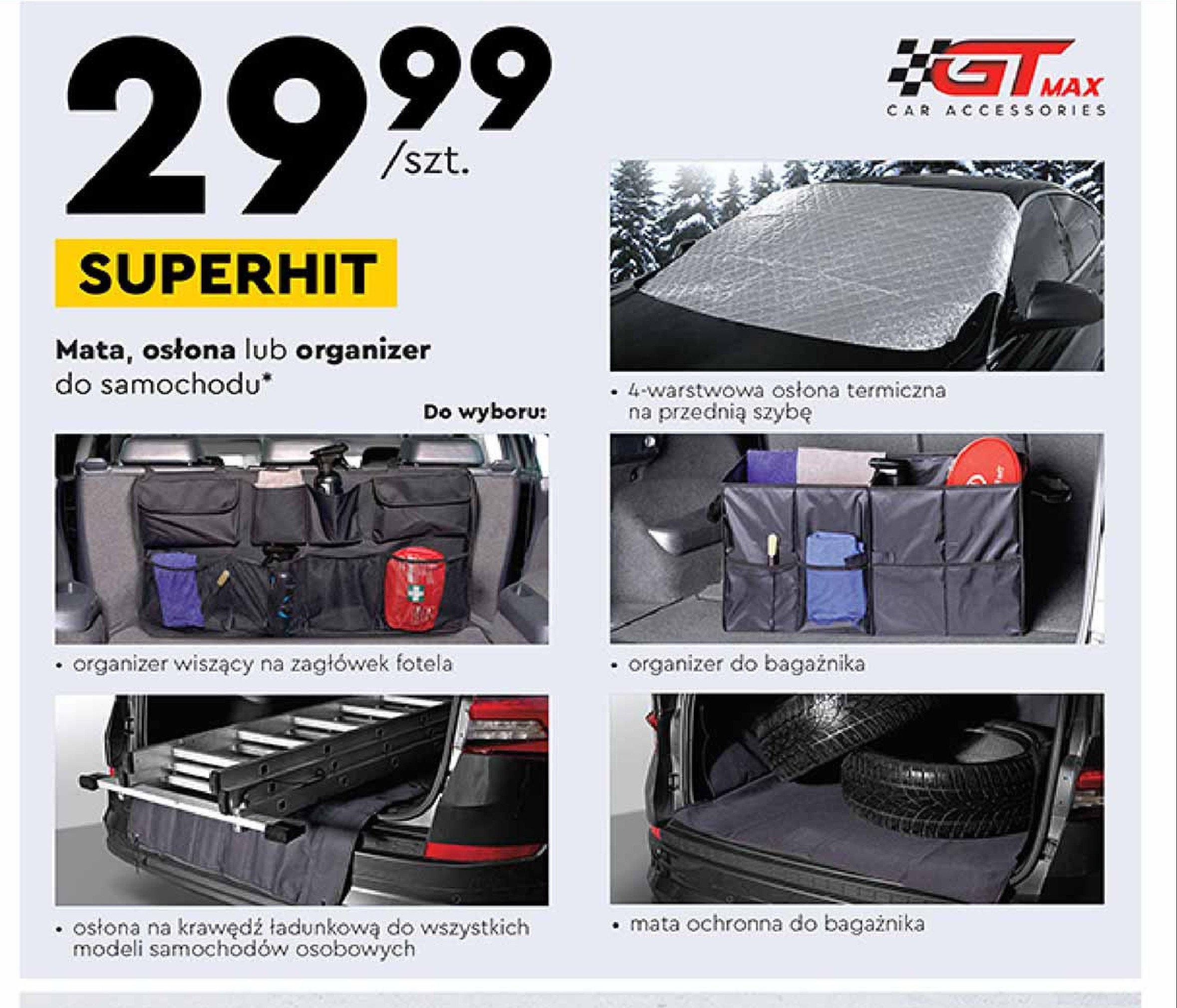Os艂ona do samochodu Gt max promocja
