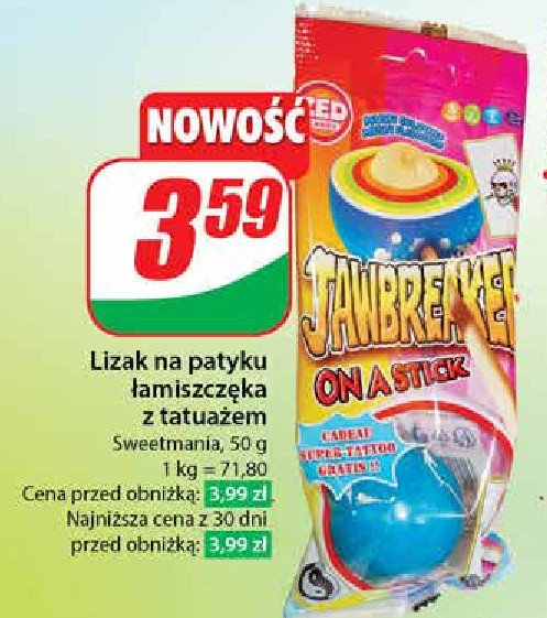 Lizaki łamiszczęka z tatuażem Sweetmania promocja