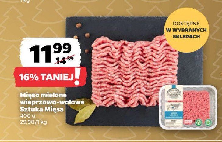 Mięso mielone wieprzowo-wołowe promocja w Netto