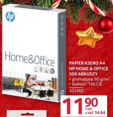 Papier ksero A4 HP Home&Office promocja w Selgros