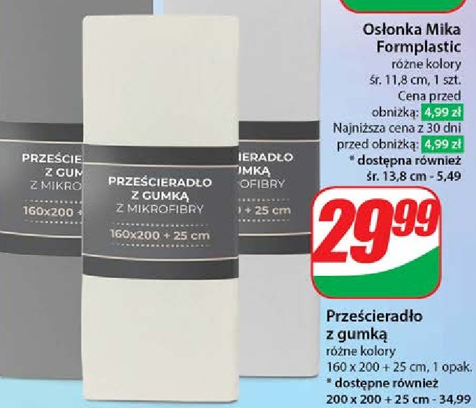 Prześcieradło frotte z gumką 160 x 200 cm + 25 cm promocja