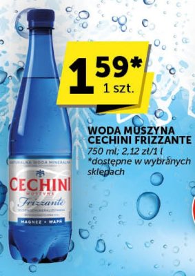 Woda Cechini Frizzante promocja w Groszek