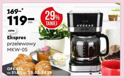 Ekspres przelewowy MPM MKW-05 promocja w Biedronka