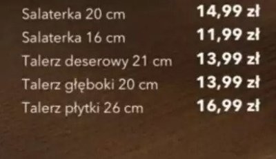 Talerz głęboki Almond Blue 20 cm promocja w Nela