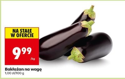 Bakłażan na wagę promocja w Biedronka