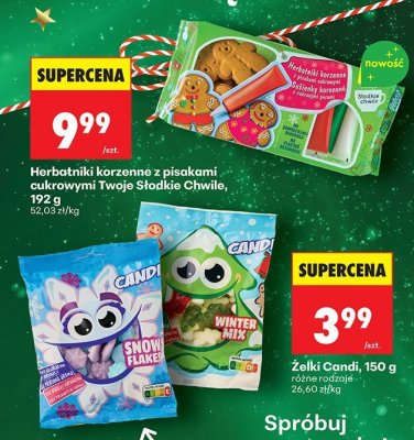 Herbatniki korzenne z pisakami cukrowymi Twoje Słodkie Chwile promocja w Biedronka