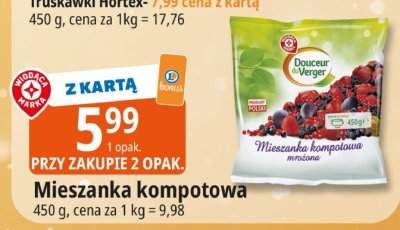 Mieszanka kompotowa promocja w Leclerc