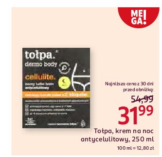 Serum antycellulitowe do ciała Tołpa dermo body cellulite promocja