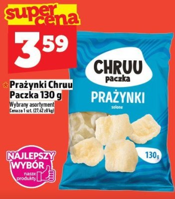 Prażynki Chruu Pączka 130 g promocja w TOPAZ