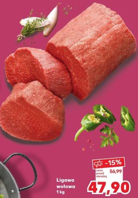 Ligawa wołowa 1 kg Kaufland promocja w Kaufland