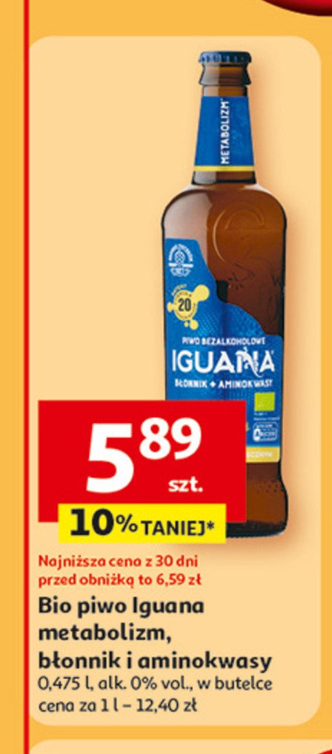Piwo Iguana metabolizm promocja w Auchan