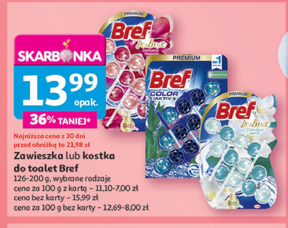 Zawieszka do wc czarujący jaśmin Bref deluxe promocja
