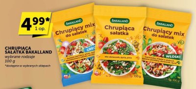 Chrupiąca sałatka Bakalland promocja w ABC
