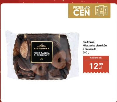 Mieszanka pierników z czekoladą  promocja w Biedronka