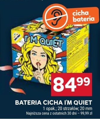 Bateria cicha i'm quiet promocja w Stokrotka
