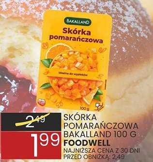 Skórka pomarańczowa kandyzo 100 g promocja w Wafelek