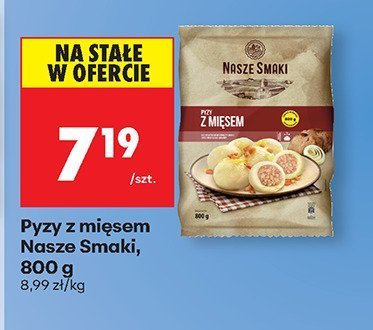 Pyzy z mięsem Nasze Smaki, 800 g promocja w Biedronka