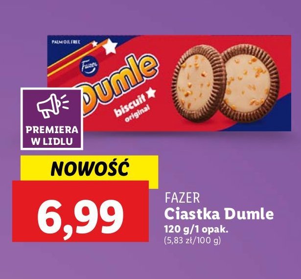 Ciastka Fazer dumle promocja