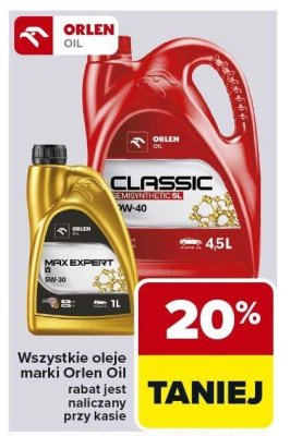 Oleje marki Orlen Oil promocja w Carrefour