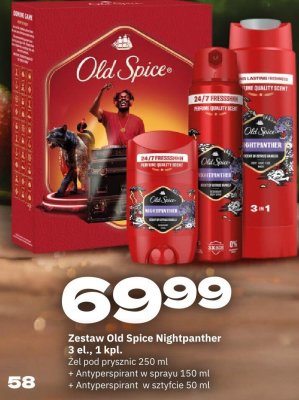 Zestaw Old Spice Nightpanther 3 el., 1 kpl. promocja w Twój Market