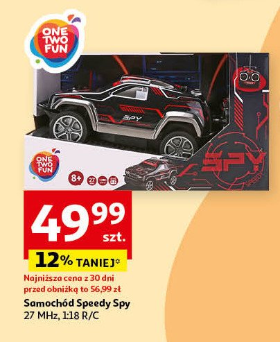 Samochód speedy spy One two fun promocja