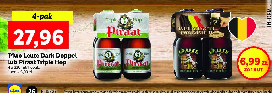 Piwo Piraat triple hop promocja