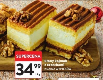 Słony kajmak z orzechami Kraina Wypieków promocja w Intermarche
