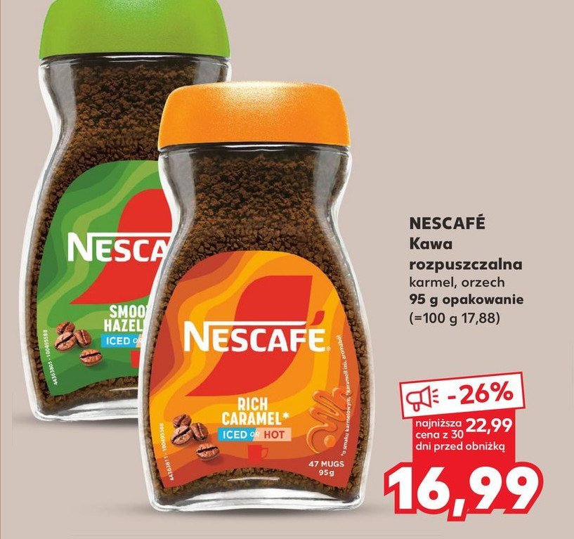 Kawa Nescafe smooth hazelnut promocja