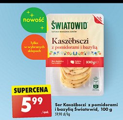 Ser kaszebsczi z pomidorami i bazylią Światowid promocja