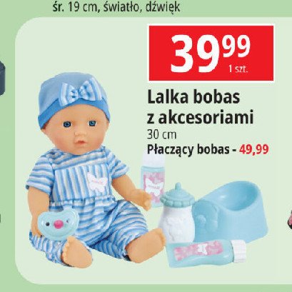 Lalka bobas 30 cm promocja w Leclerc