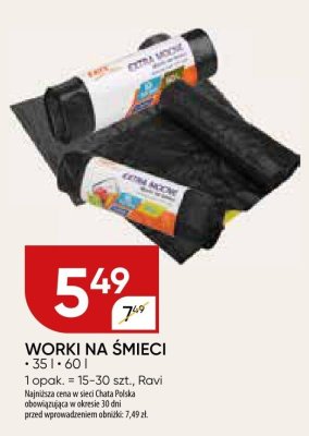 Worki na śmieci Ravi promocja w Chata Polska