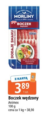 Boczek wędzony Animex promocja w Leclerc