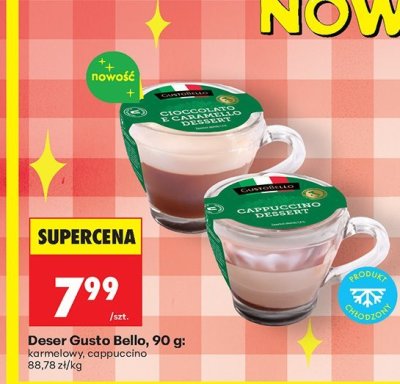 Deser Gusto Bello cappuccino promocja w Biedronka
