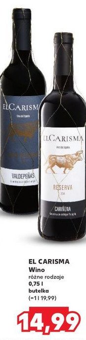 Wino El carisma promocja w Kaufland