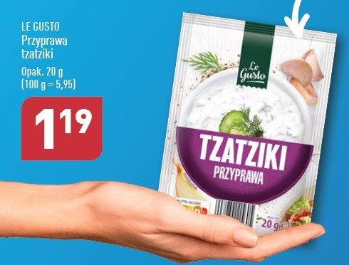 Przyprawa tzatziki Le gusto promocja