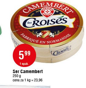 Ser camembert Wiodąca marka croises promocja