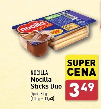 Krem z paluszkami duo Nocilla promocja