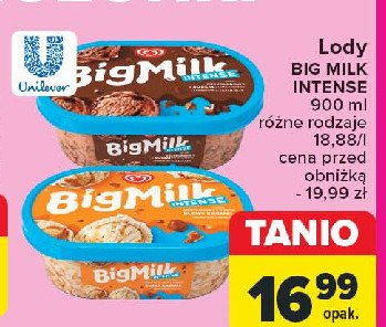 Lody czekolada intense Algida promocja