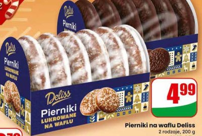 Pierniki na waflu Deliss promocja w Dino