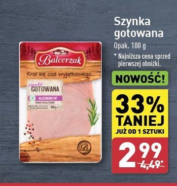 Szynka gotowana Balcerzak promocja